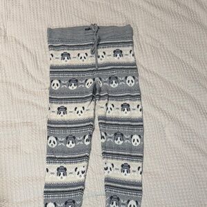 American Eagle Outfitters Soft Gray Knit Leggings